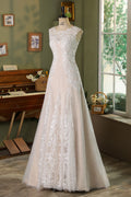 Flare Fit Mermaid Bridal Dress With Whole Piece Lace Underlay MMF2421