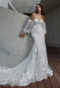 Sexy Sweetheart 3D Floral Mermaid Wedding Gown CM2028