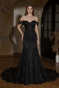 Romantic illusion corset wedding dress With Dramatic Lace Train  CM2002